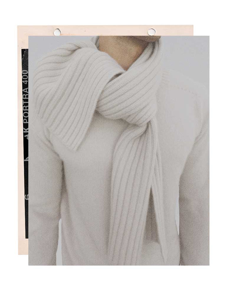 The "Cloud" Scarf - Chalk