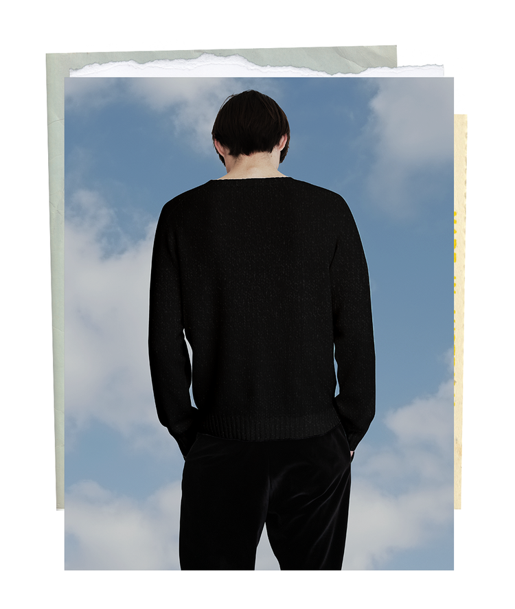 The "MAX" Crew Neck Sweater - Black (Men's)