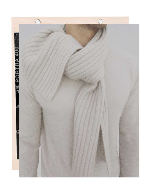The "Cloud" Scarf - Chalk